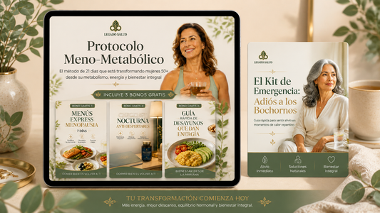 Protocolo Meno-Metabólico Recupera tu Peso, tu Sueño y tu Energía en 21 Días + 3 BONOS Exclusivos GRATIS  + Kit de Emergencia *Adiós a Los Bochornos*